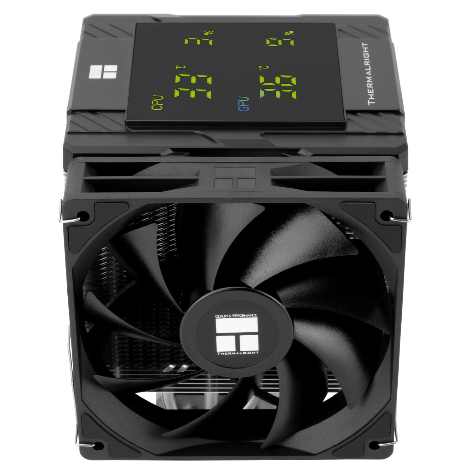 COOLER Thermalright "Peerless Assassin 120 Digital Black" skt. Intel si AMD, racire cu aer, vent. 2 x 120mm (TL-C12C-X28 V2), 1850 rpm, 6 heatpipes, inaltime 162mm,"Peerless Assassin 120 Digital Black" — miniatură