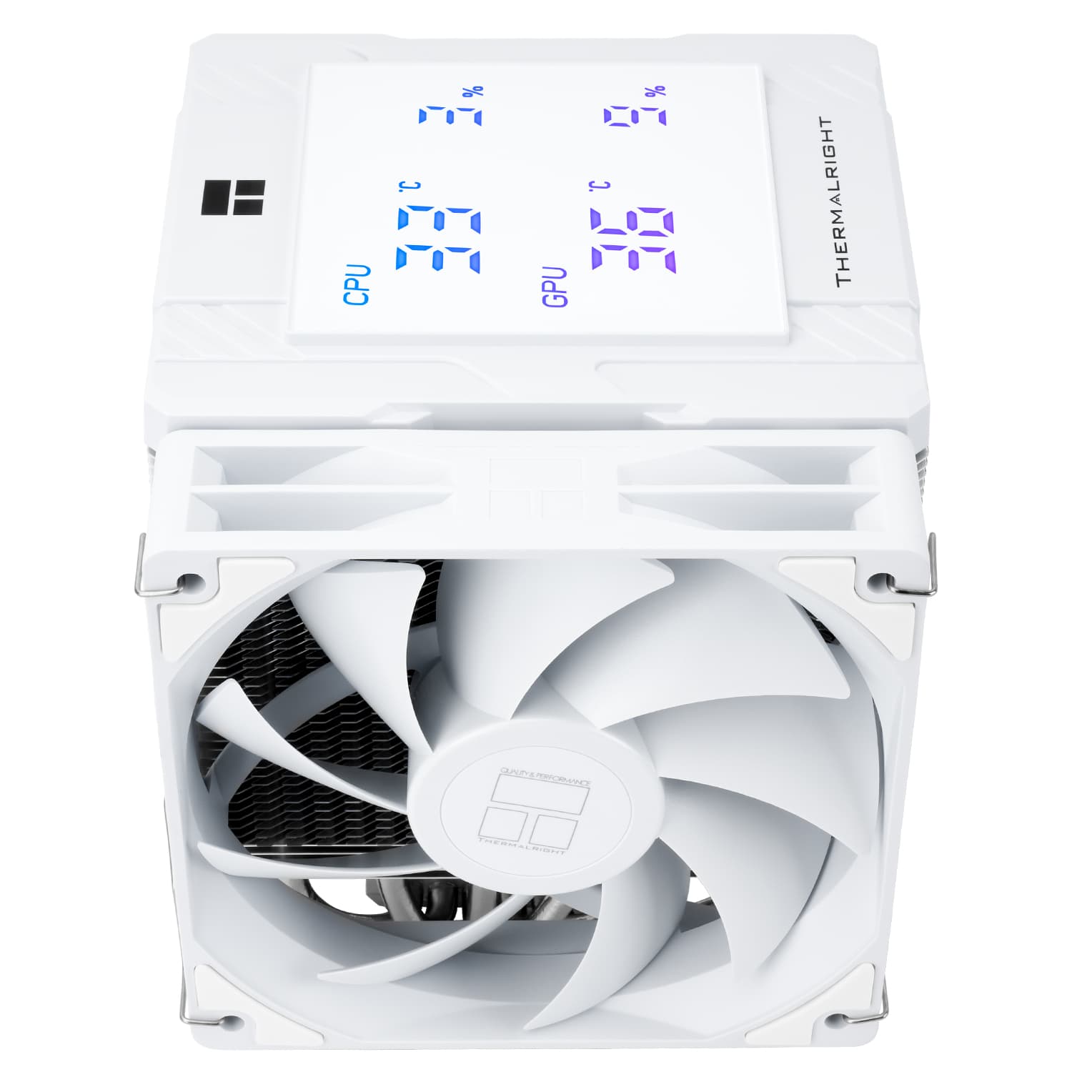 COOLER Thermalright "Peerless Assassin 120 Digital White" skt. Intel si AMD, racire cu aer, vent. 2 x 120mm (TL-C12C-X28 V2), 1850 rpm, 6 heatpipes, inaltime 162mm,"Peerless Assassin 120 Digital White" — miniatură