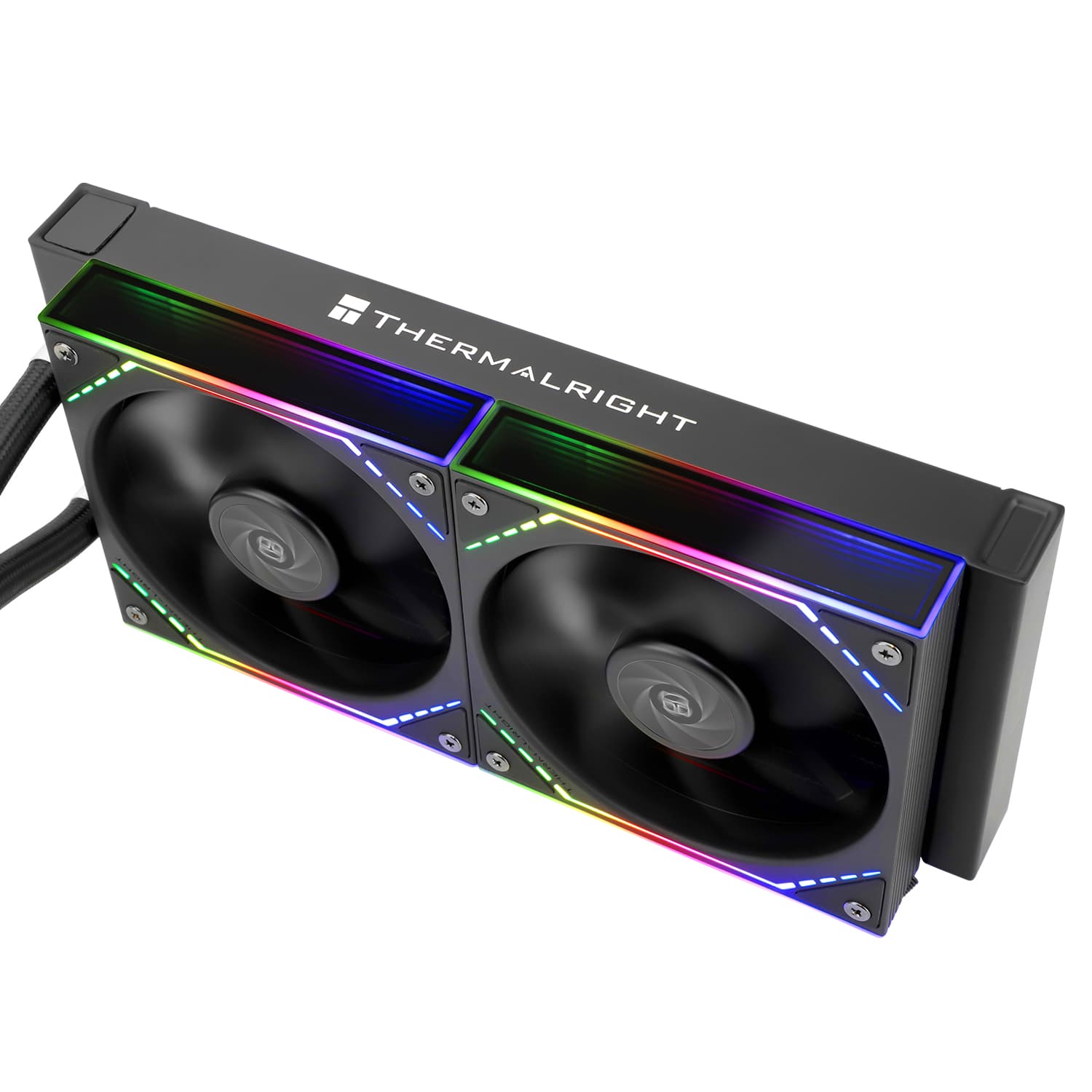 COOLER Thermalright "Frozen Infinity 240", skt. Intel si AMD, racire cu lichid, 2 x 120mm, 2000 RPM, ARGB adresabil, negru "Frozen Infinity 240 Black" — miniatură