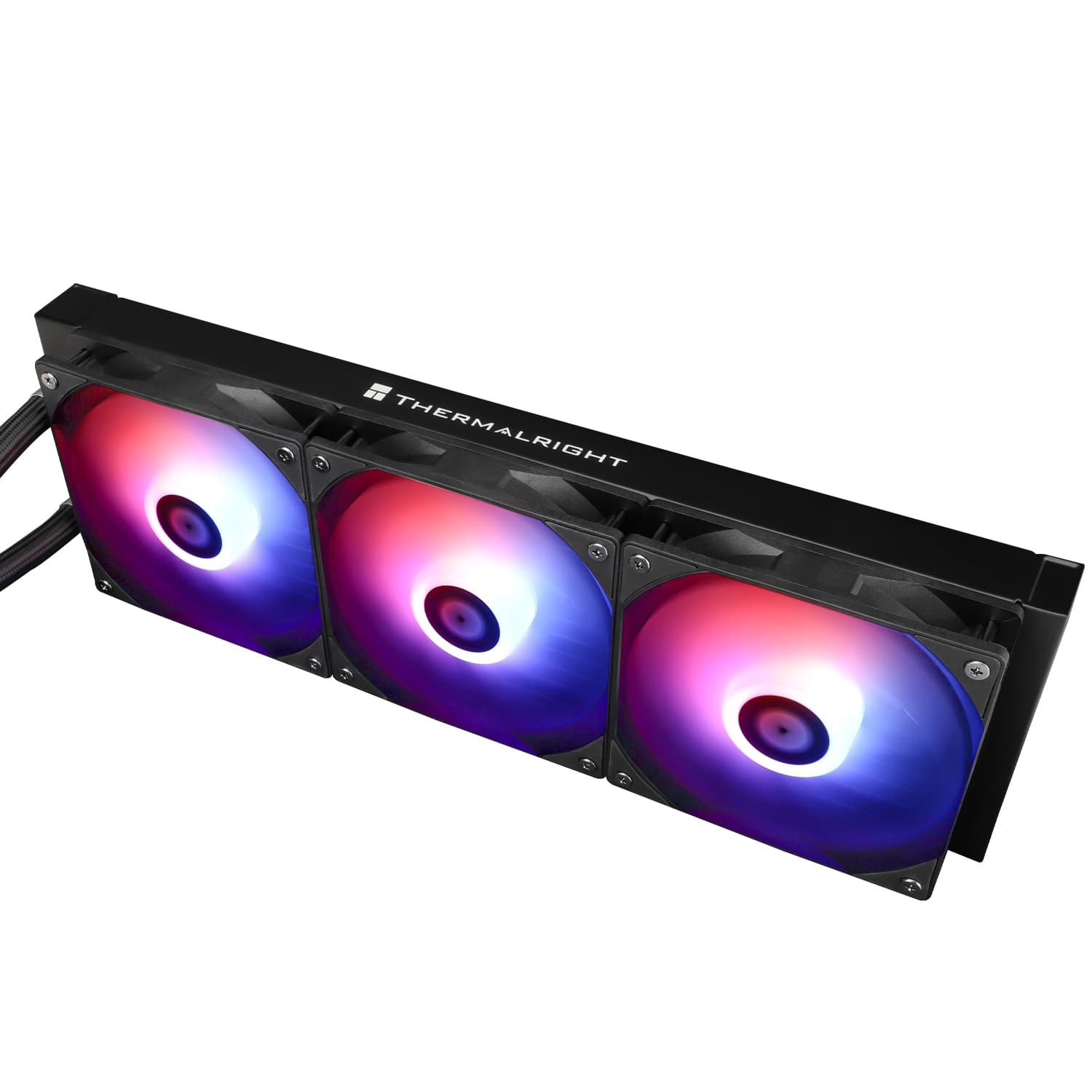 COOLER Thermalright "Aqua Elite 360 Black Argb V3", skt. LGA1851, LGA 1700, AM4, AM5, racire cu lichid, 3 x 120mm, 1500 RPM, ARGB adresabil, negru "Aqua Elite 360 Black Argb V3" — miniatură