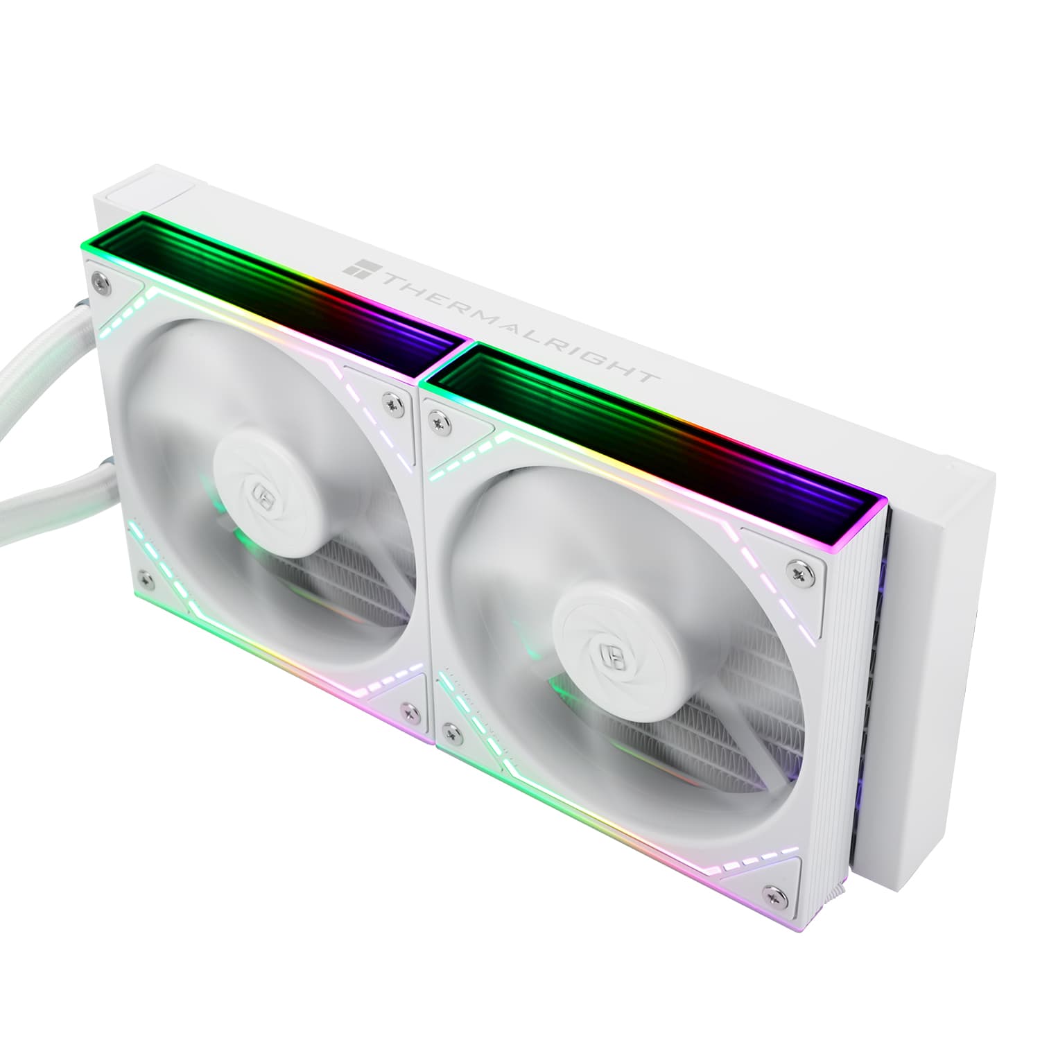 COOLER Thermalright "Frozen Infinity 240", skt. Intel si AMD, racire cu lichid, 2 x 120mm, 2000 RPM, ARGB adresabil, alb "Frozen Infinity 240 White" — miniatură