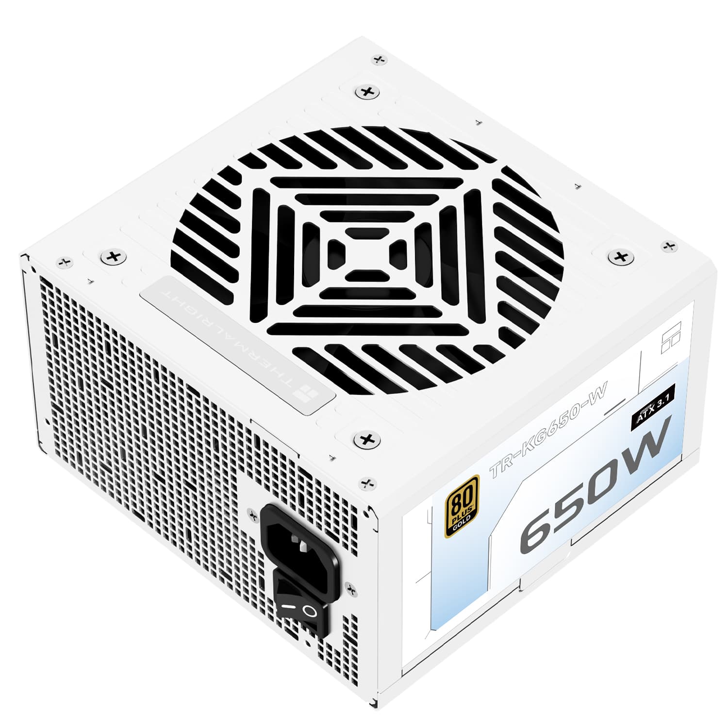 SURSA Thermalright "TR-KG650W", 650W, certificare 80 Plus Gold, modular, LLC, DC to DC, fan 120mm, alb, "TR-KG650W"