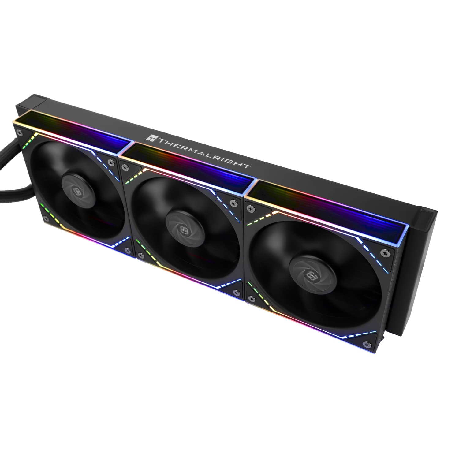 COOLER Thermalright "Frozen Infinity 360", skt. Intel si AMD, racire cu lichid, 3 x 120mm, 2000 RPM, ARGB adresabil, negru "Frozen Infinity 360 Black" — miniatură