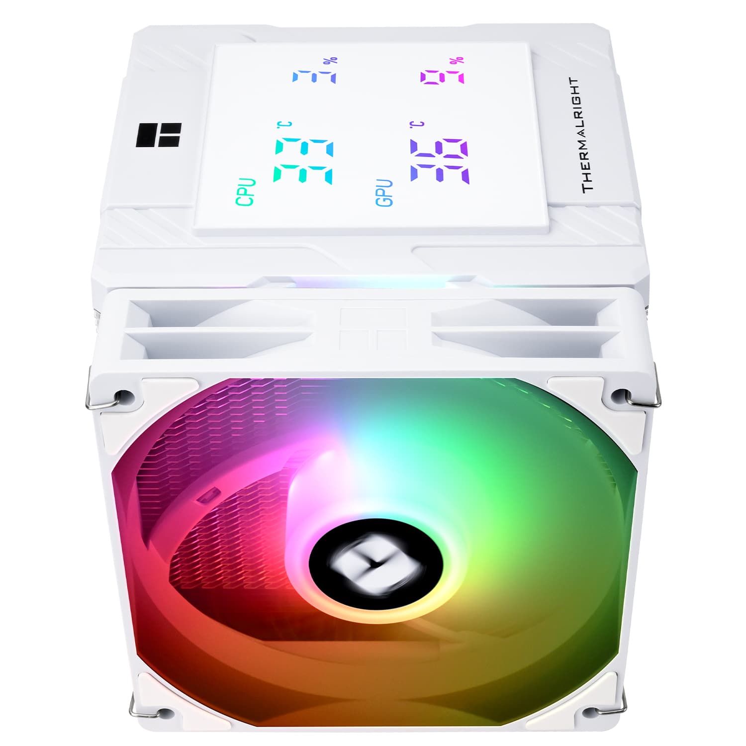 COOLER Thermalright "Peerless Assassin 120 Digital WhiteArgb" skt. Intel si AMD, racire cu aer, vent. 2 x 120mm (TL-C12C-X28-S V2), 1850 rpm, 6 heatpipes, inaltime 162mm, ARGB,"Peerless Assassin 120 Digital WhiteArgb" — miniatură
