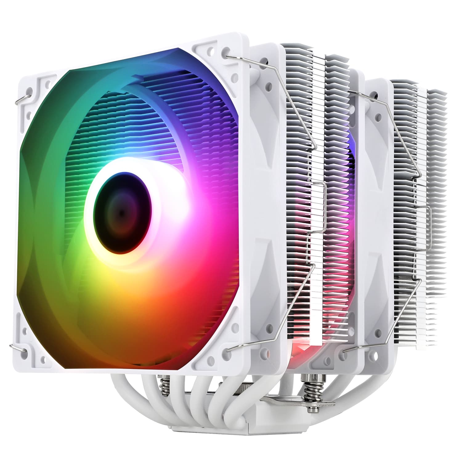 COOLER Thermalright "Peerless Assassin 120 SE White ARGB" skt. Intel si AMD, racire cu aer, vent. 120mm, 1500 rpm, 6 heatpipes, inaltime 155mm, ARGB,"Peerless Assassin 120 SE White ARGB" — miniatură