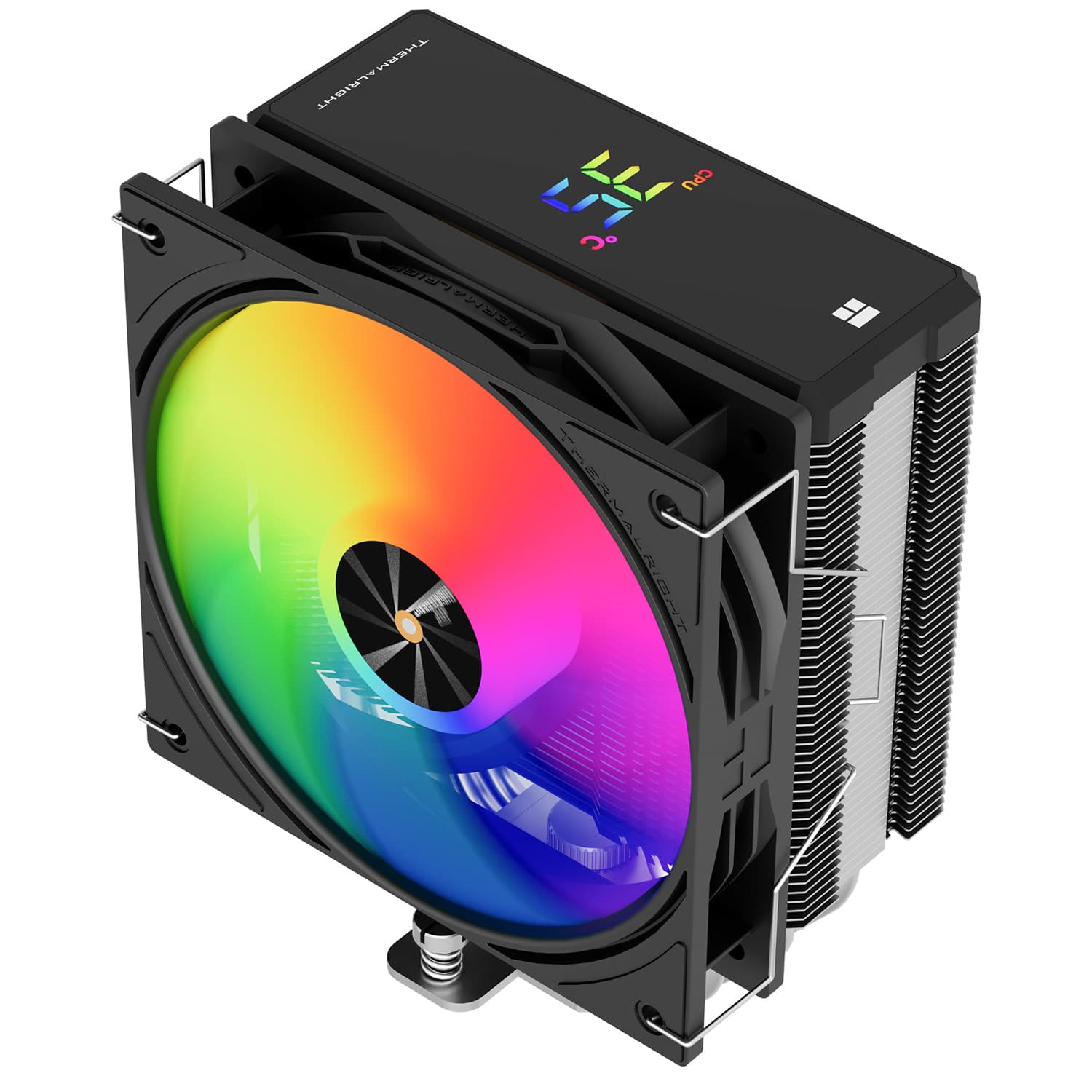 COOLER Thermalright "Assassin X 120 R Digital Argb Black" skt. Intel, racire cu aer, vent. 120mm, 2000 rpm, 4 heatpipes, inaltime 151mm, ARGB,"Assassin X 120 R Digital Argb Black" — miniatură