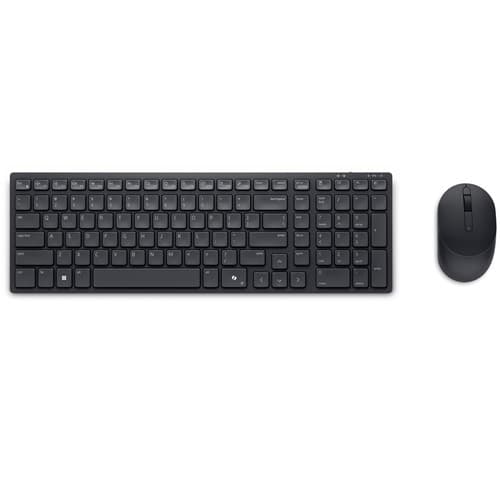Dell Pro Compact Silent Keyboard and Mouse - KM555 - US International (QWERTY) "580-BBVV-05" — miniatură