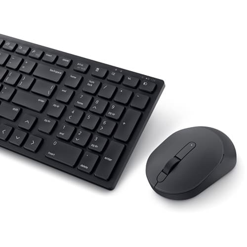 Dell Pro Compact Silent Keyboard and Mouse - KM555 - US International (QWERTY) "580-BBVV-05" — miniatură