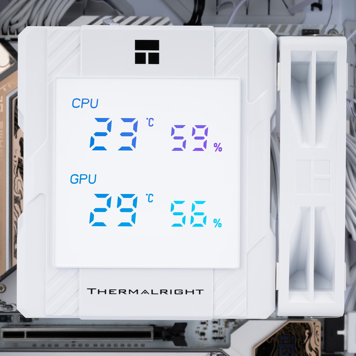 COOLER Thermalright "Peerless Assassin 120 Digital White" skt. Intel si AMD, racire cu aer, vent. 2 x 120mm (TL-C12C-X28 V2), 1850 rpm, 6 heatpipes, inaltime 162mm,"Peerless Assassin 120 Digital White" — miniatură