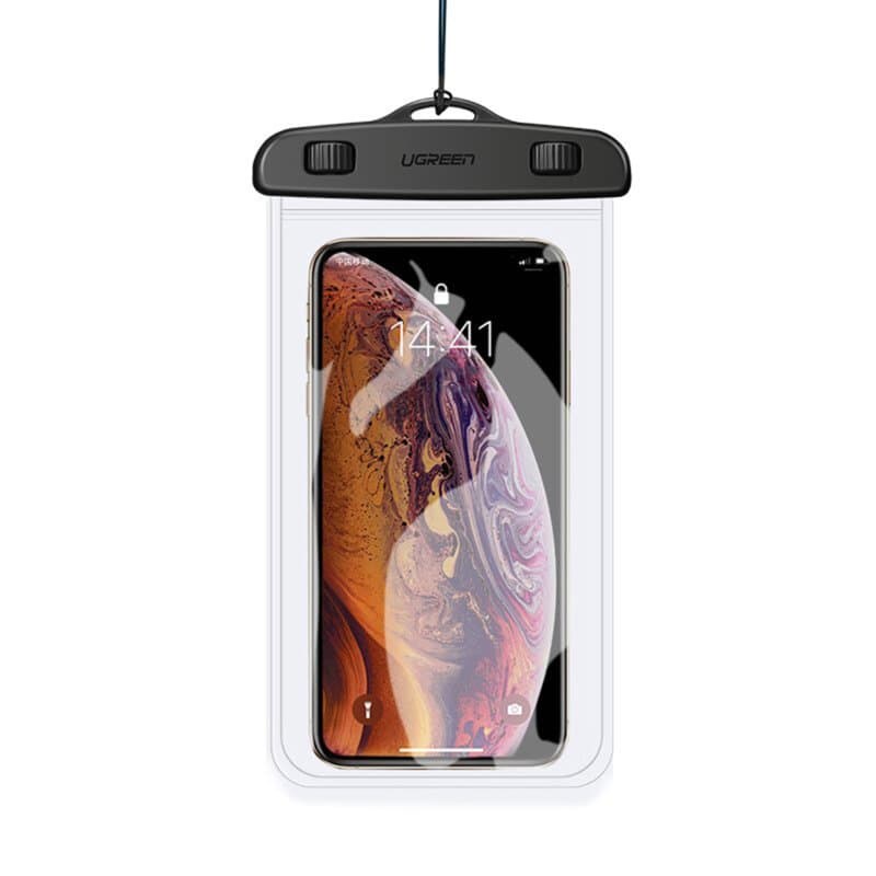 HUSA SMARTPHONE protectie apa Ugreen, "LP186" dimensiuni smartphone maxim 7.2", protectie apa, neagra "60959" - 6957303869596