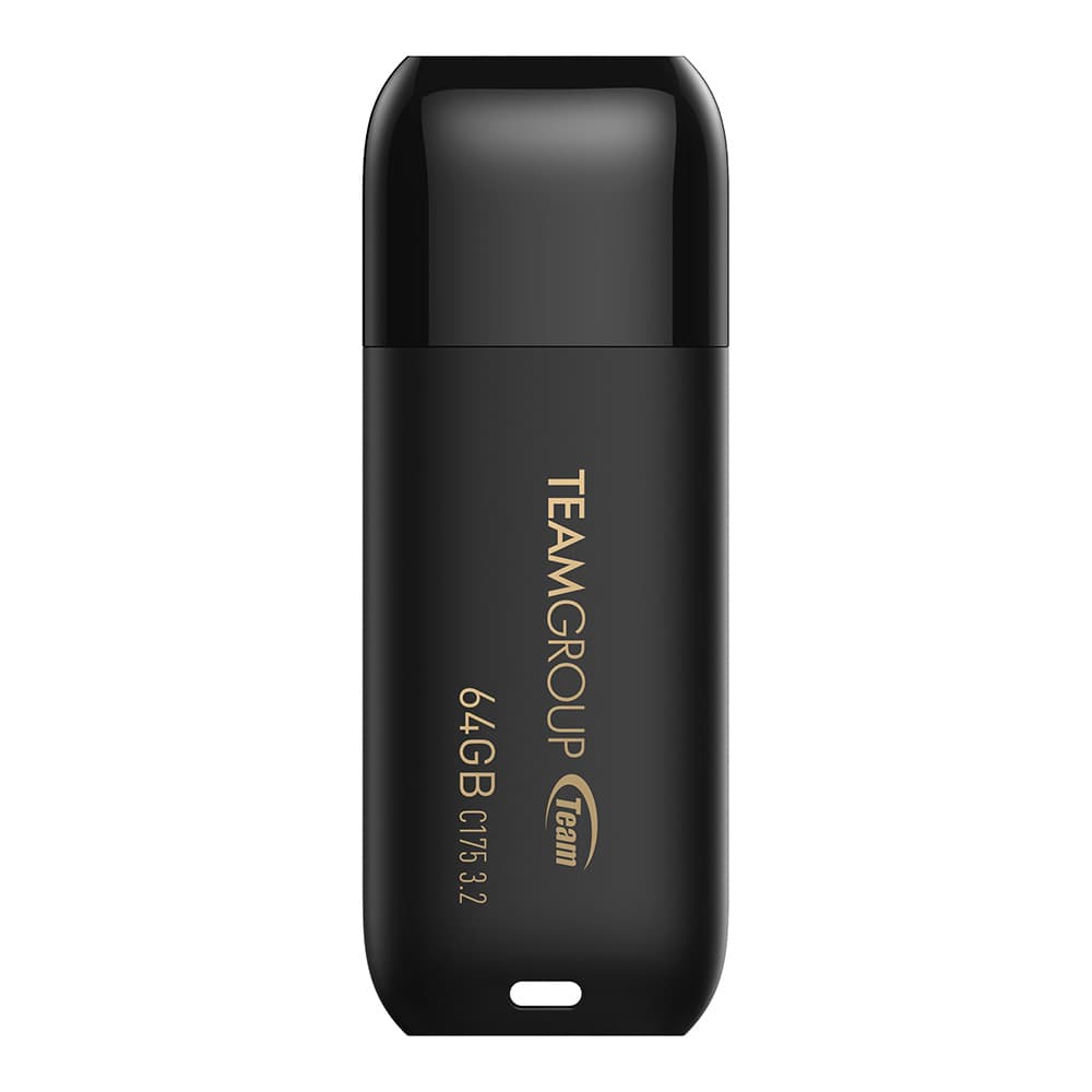 MEMORIE USB 3.2 TEAMGROUP C175, 64 GB, plastic, negru "TC175364GB01" — miniatură