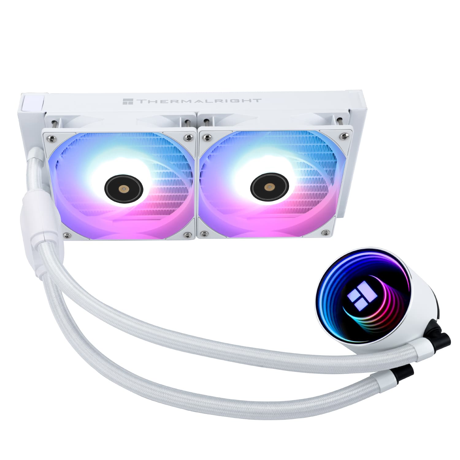 COOLER Thermalright "Frozen Notte 240 Argb V2", skt. Intel si AMD, racire cu lichid, 2 x 120mm, 2000 RPM, ARGB adresabil, alb "Frozen Notte 240 White Argb V2" — miniatură