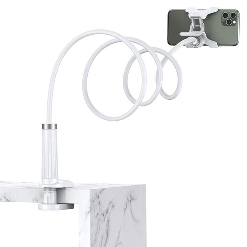 SUPORT Telefon Ugreen, "LP113" pt. SmartPhone, fixare birou clips, dimensiune cablu 90 cm, negru "30488" - 6957303834884