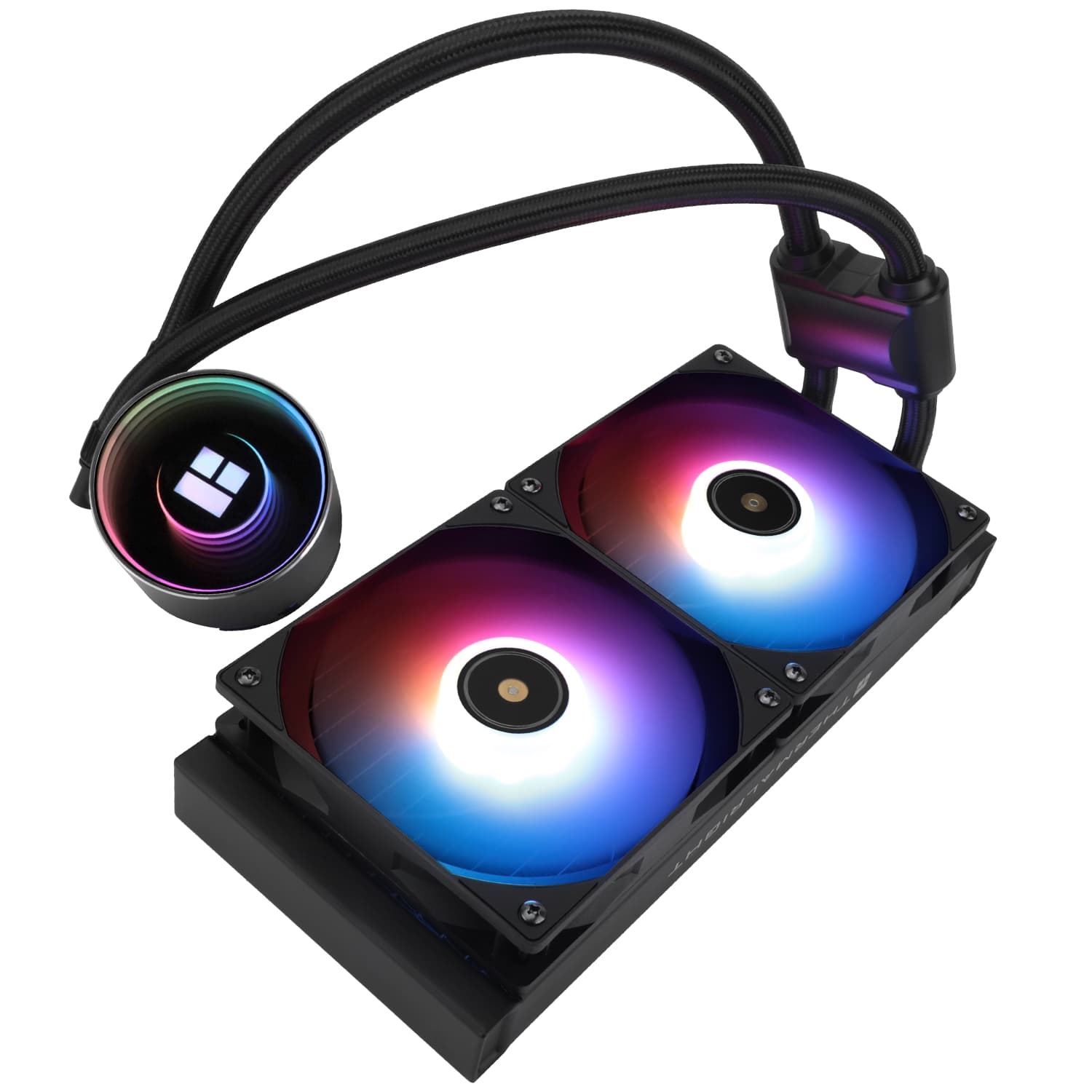COOLER Thermalright "Frozen Notte 240 Argb V2", skt. Intel si AMD, racire cu lichid, 2 x 120mm, 2000 RPM, ARGB adresabil, negru "Frozen Notte 240 Black Argb V2" — miniatură