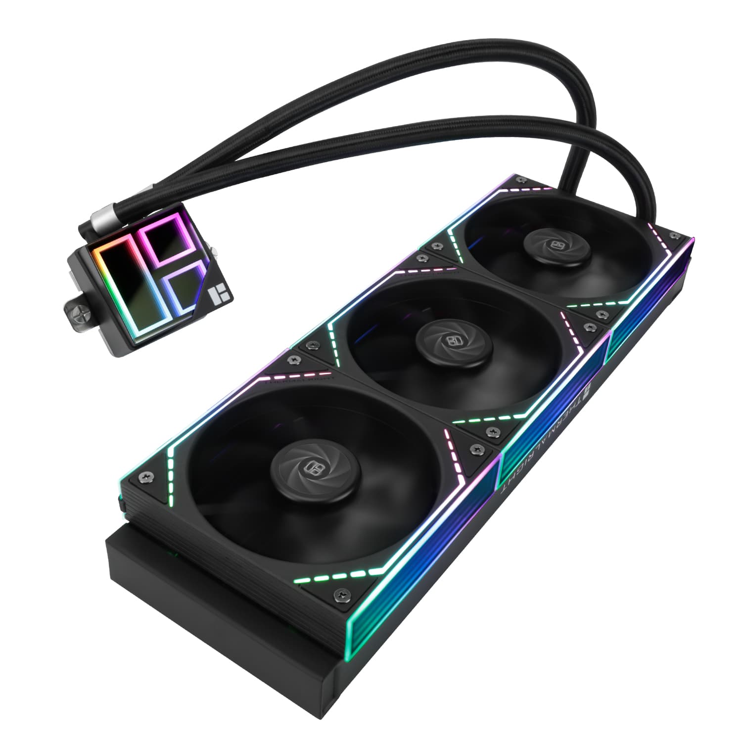 COOLER Thermalright "Frozen Infinity 360", skt. Intel si AMD, racire cu lichid, 3 x 120mm, 2000 RPM, ARGB adresabil, negru "Frozen Infinity 360 Black" — miniatură