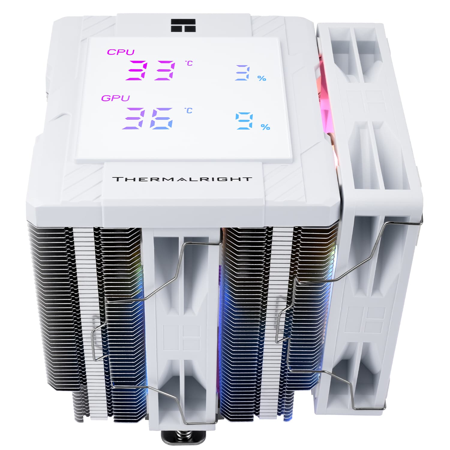 COOLER Thermalright "Peerless Assassin 120 Digital WhiteArgb" skt. Intel si AMD, racire cu aer, vent. 2 x 120mm (TL-C12C-X28-S V2), 1850 rpm, 6 heatpipes, inaltime 162mm, ARGB,"Peerless Assassin 120 Digital WhiteArgb" — miniatură