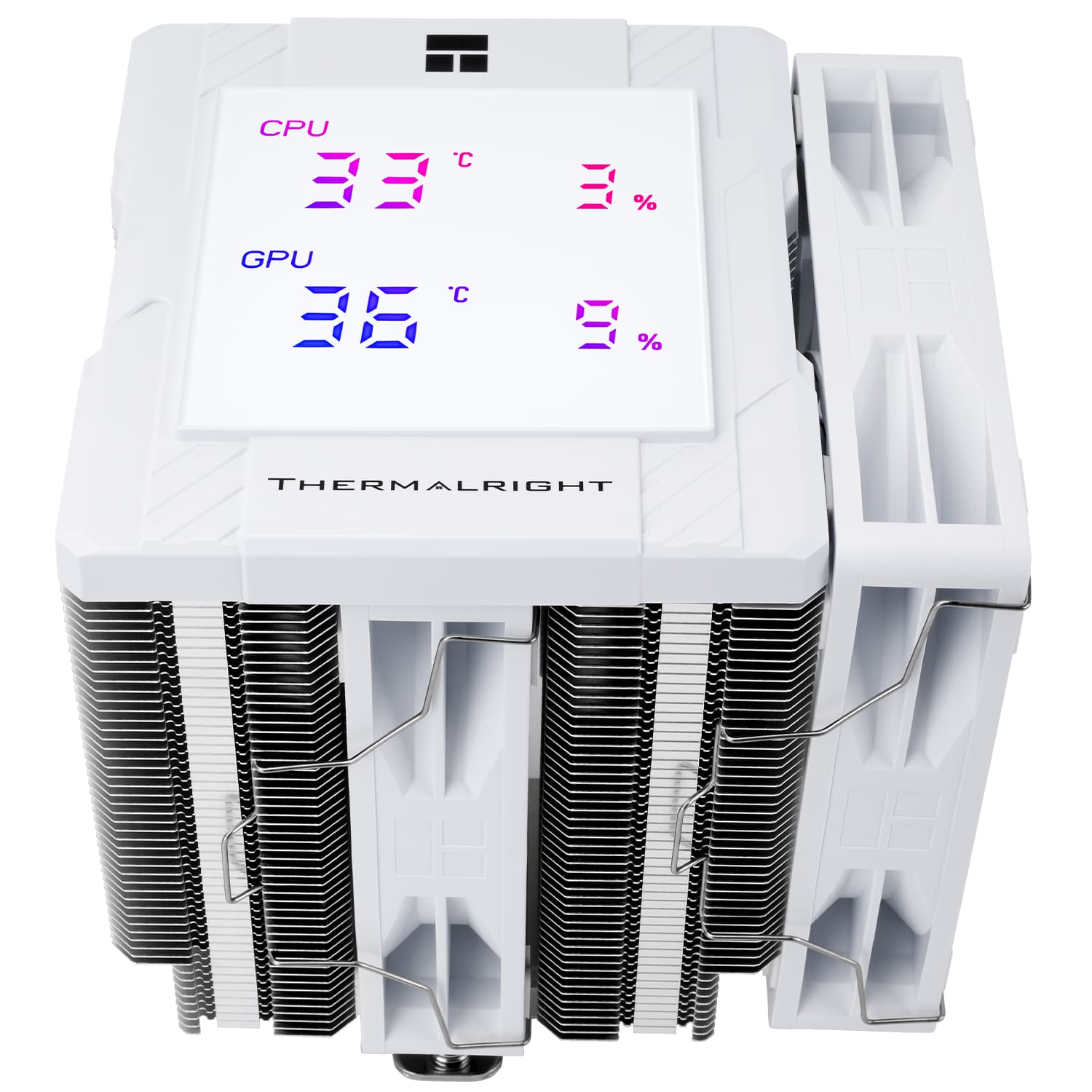 COOLER Thermalright "Peerless Assassin 120 Digital White" skt. Intel si AMD, racire cu aer, vent. 2 x 120mm (TL-C12C-X28 V2), 1850 rpm, 6 heatpipes, inaltime 162mm,"Peerless Assassin 120 Digital White" — miniatură