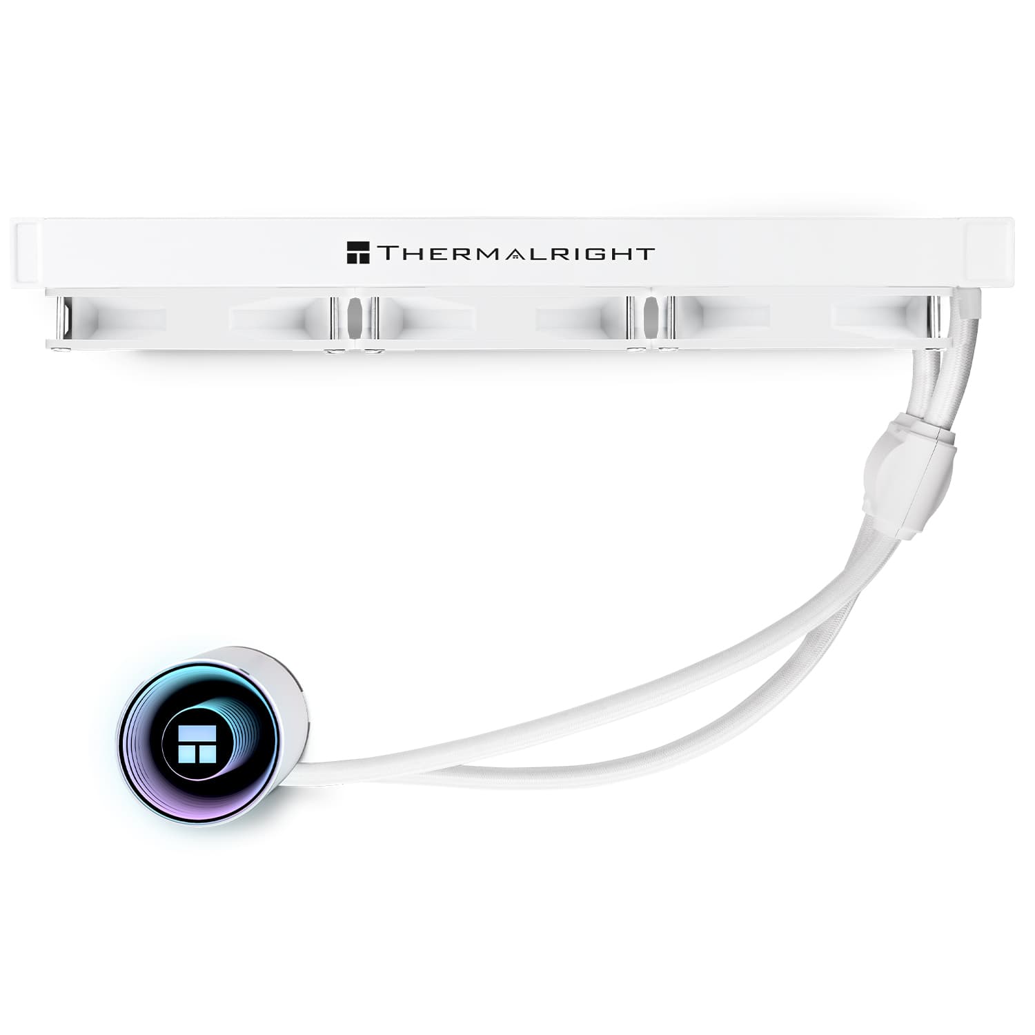 COOLER Thermalright "Frozen Notte 360 Argb V2", skt. Intel si AMD, racire cu lichid, 3 x 120mm, viteza rotatie pompa 5300 RPM, 2000 RPM, ARGB, alb "Frozen Notte 360 White Argb V2" — miniatură