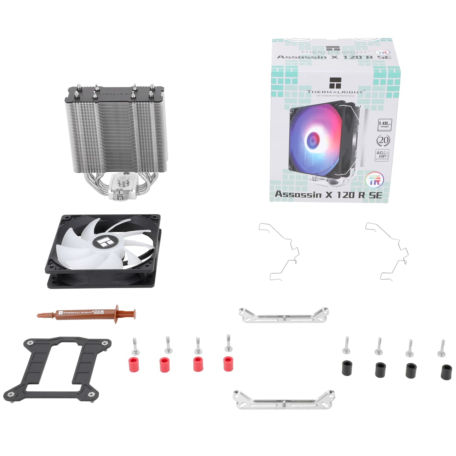 COOLER Thermalright "Assassin X 120 Refined SE V2" skt. Intel si AMD, racire cu aer, vent. 120mm, 1550 rpm, 4 heatpipes, inaltime 148mm,"Assassin X 120 Refined SE V2" — miniatură