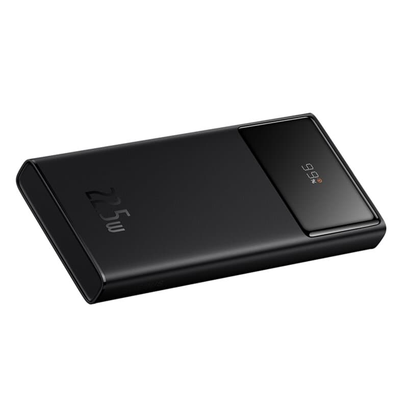 POWER BANK Baseus Star-Lord Digital, display, capacitate 10000mAh, 22.5W, 2 x USB; 1 x USB Type-C, total 5V/3A, negru, "PPXJ100001" — miniatură
