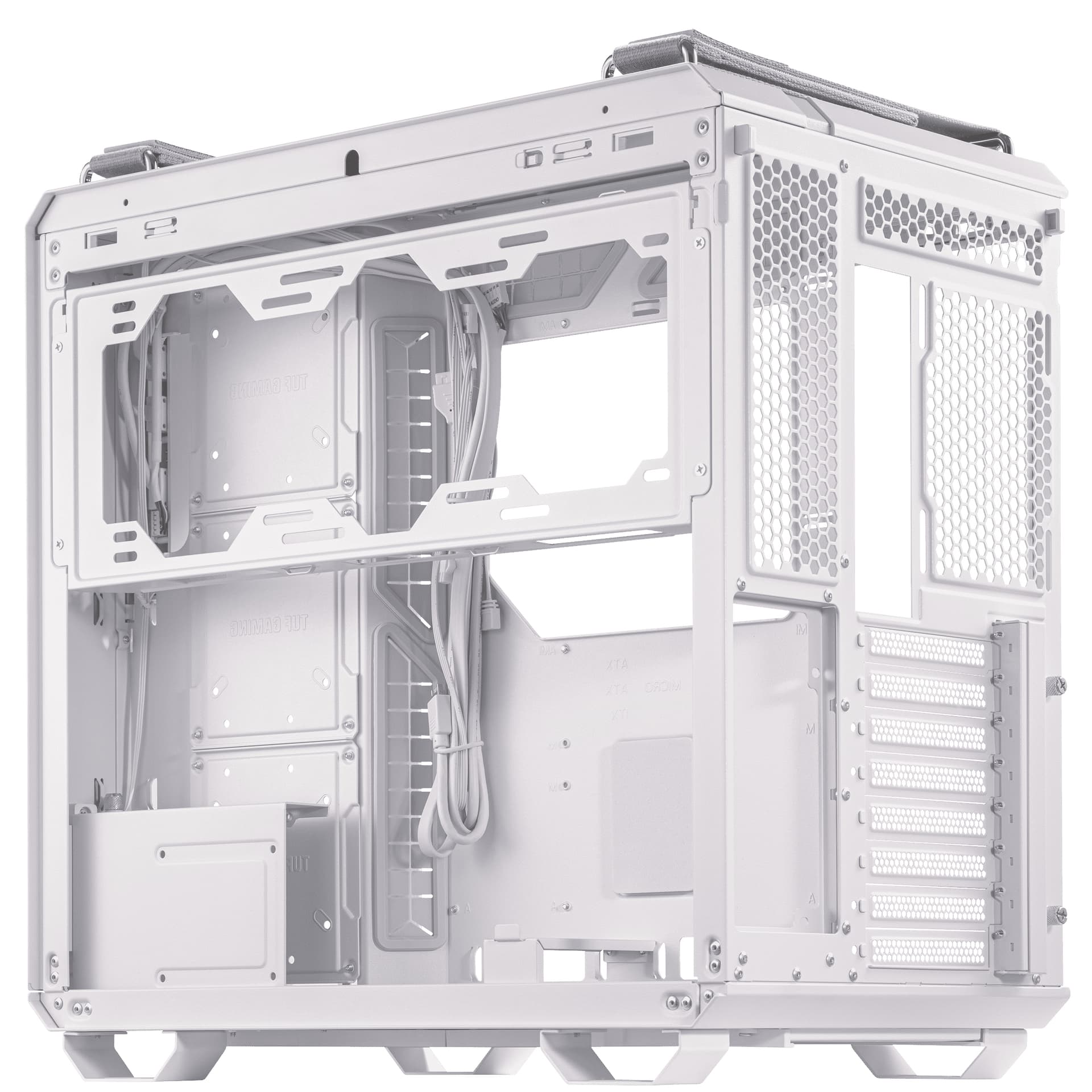Carcasa ASUS TUF Gaming GT502 Midi Tower Fara sursa Alb "90DC0093-B09000" — miniatură