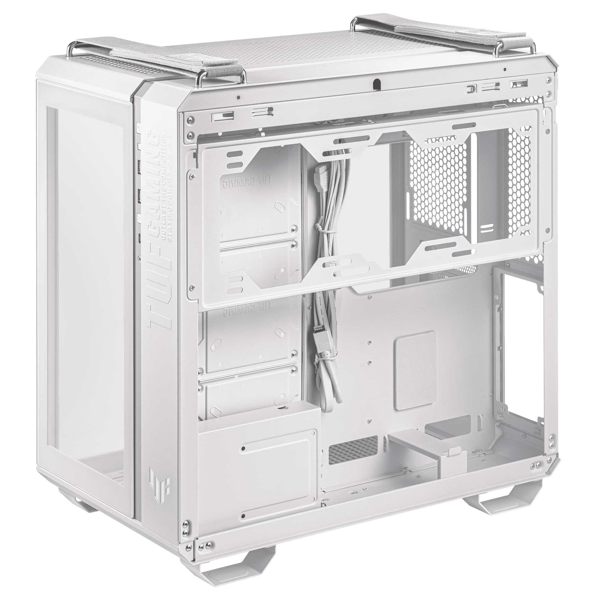 Carcasa ASUS TUF Gaming GT502 Midi Tower Fara sursa Alb "90DC0093-B09000" — miniatură