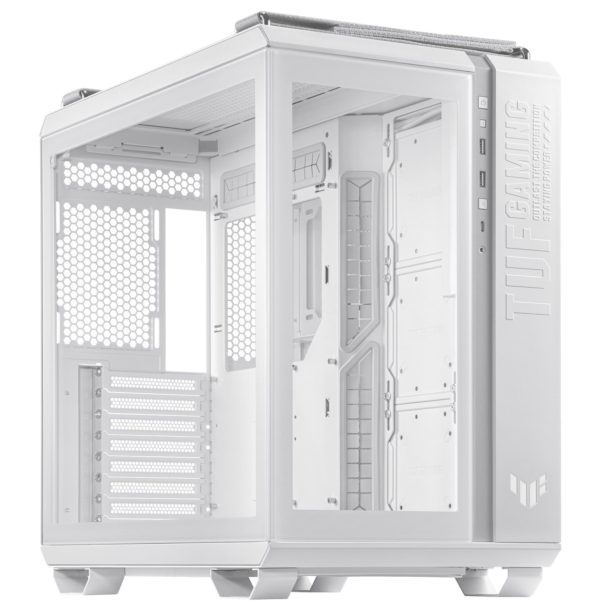 Carcasa ASUS TUF Gaming GT502 Midi Tower Fara sursa Alb "90DC0093-B09000"