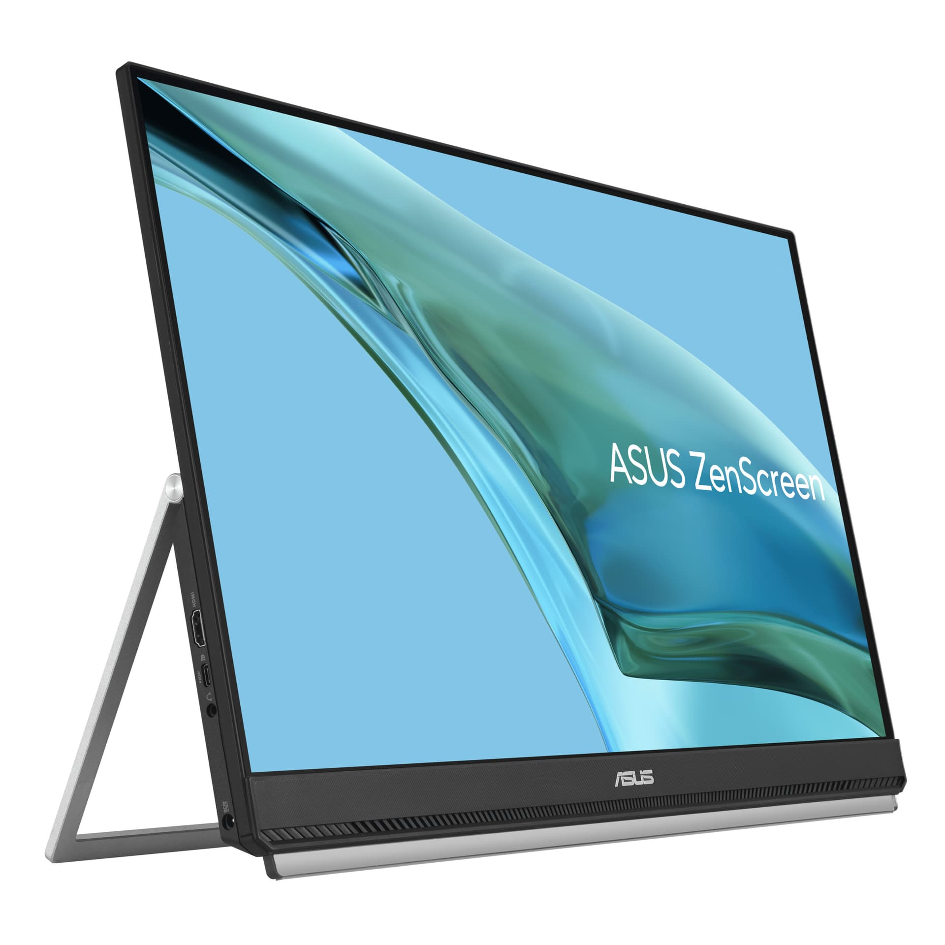 Monitor LED Portabil ZenScreen MB249C, 23.8inch, 1920x1080, 5ms GTG, Black "90LM0865-B01170" — miniatură