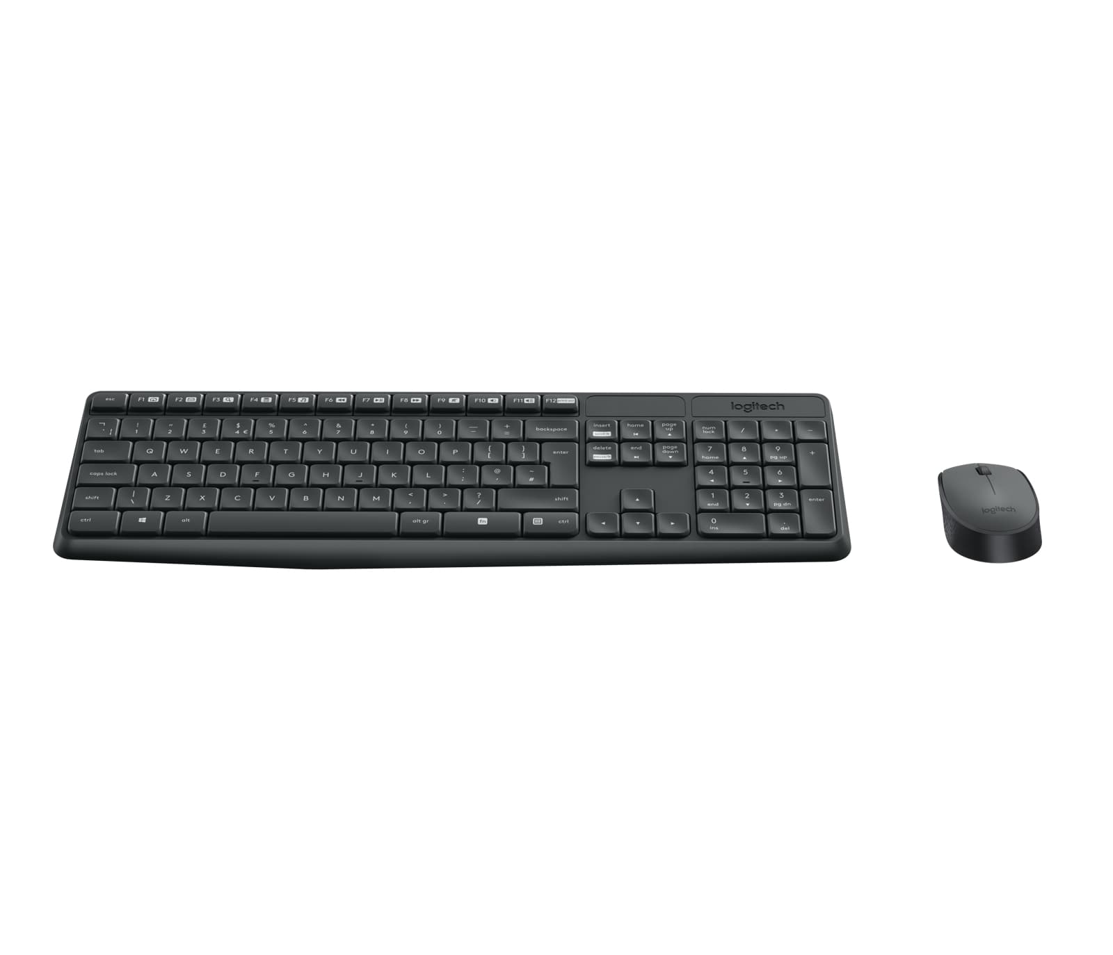 LOGITECH MK235 Keyboard and mouse set wireless 2.4 GHz Nordic (PAN) "920-007921"