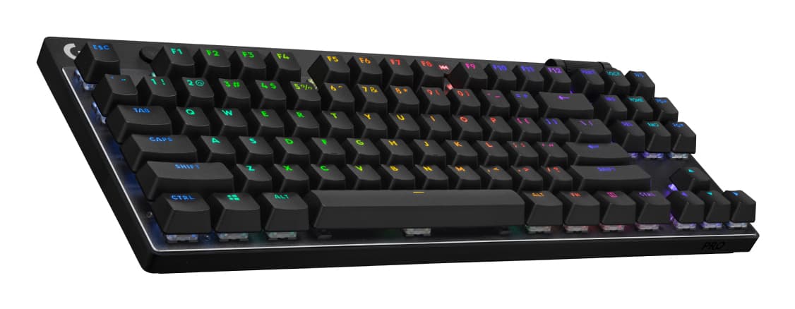 LOGITECH G PRO X TKL LIGHTSPEED Gaming Keyboard - BLACK - US INTL - 2.4GHZ/BT - EMEA28i-935 - CLICKY "920-012121" — miniatură
