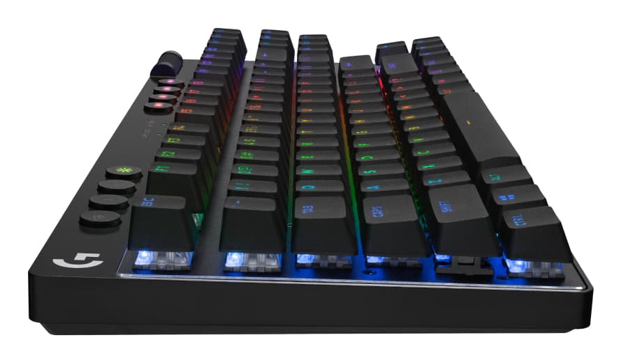 LOGITECH G PRO X TKL LIGHTSPEED Gaming Keyboard - BLACK - US INTL - 2.4GHZ/BT - EMEA28i-935 - CLICKY "920-012121" — miniatură