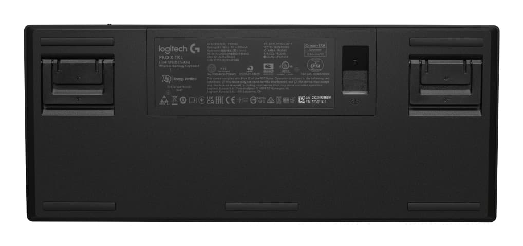 LOGITECH G PRO X TKL LIGHTSPEED Gaming Keyboard - BLACK - US INTL - 2.4GHZ/BT - EMEA28i-935 - CLICKY "920-012121" — miniatură