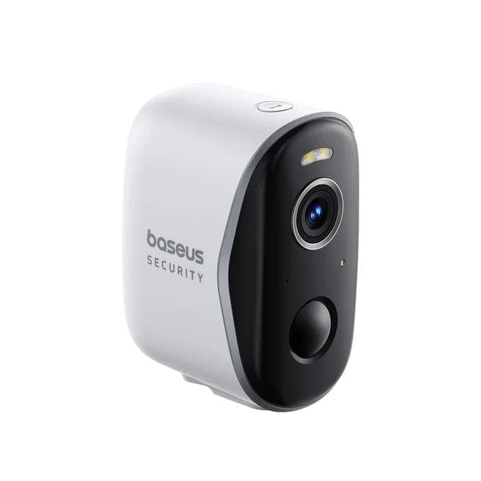 CAMERA IP Exterior Baseus N1, KIT 2 camere 2K + statie, 2304 x 1296, acumulator integrat, unghi pana la 145 grade, IP67, dist. IR 30 m, tip lentila fixa 3 mm, 3 Mpx, wireless, slot SD card, "S0TW002131" - 6932172662035 — miniatură