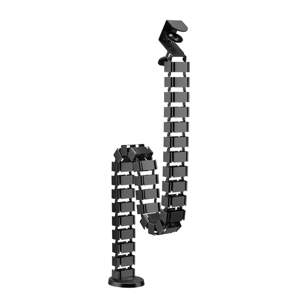 CANAL flexibil LOGILINK, pt. cabluri, flexibil, prindere prin clema, 1347x129mm, ABS, negru, "KAB0092" — miniatură