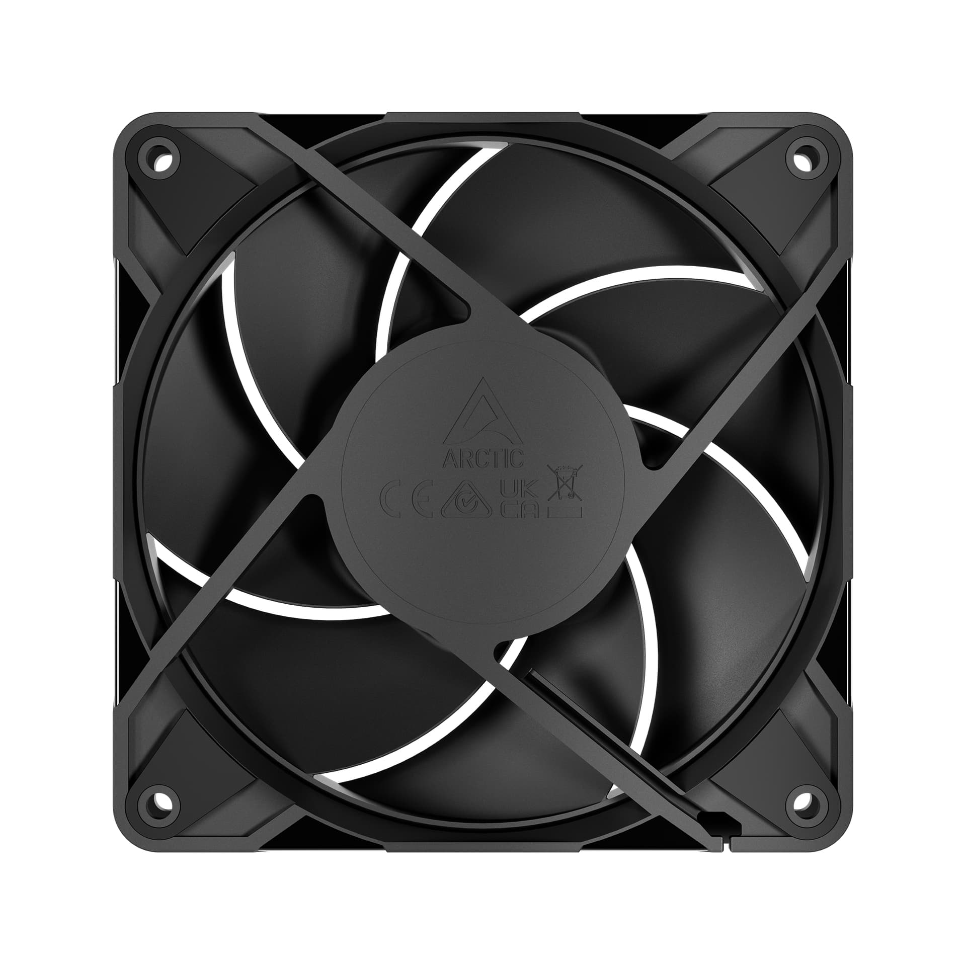 Set 5 ventilatoare Arctic "P12 Pro PST", 120mm, 600 - 3000 RPM, 77 cfm, 4pin PWM, negru, "ACFAN00307A" - 4895265000094 — miniatură