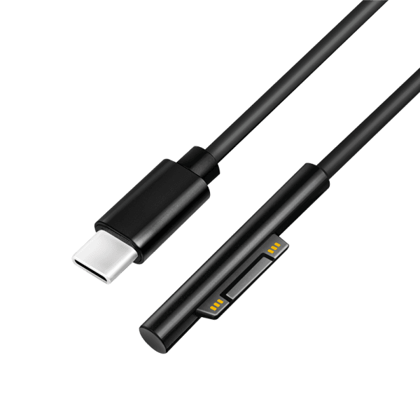 CABLU alimentare si date LOGILINK, pt. MS Surface, USB Type-C (T) la MS Surface (T) 90 gr, PD, 1.8m, negru, "PA0342" — miniatură