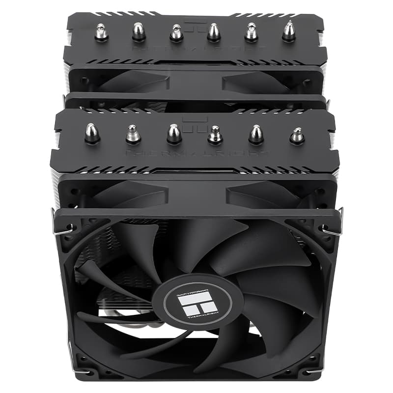 COOLER Thermalright "Peerless Assassin 120 SE Black" skt. Intel si AMD, racire cu aer, vent. 120mm, 1550 rpm, 6 heatpipes, inaltime 155mm,"Peerless Assassin 120 SE Black" — miniatură