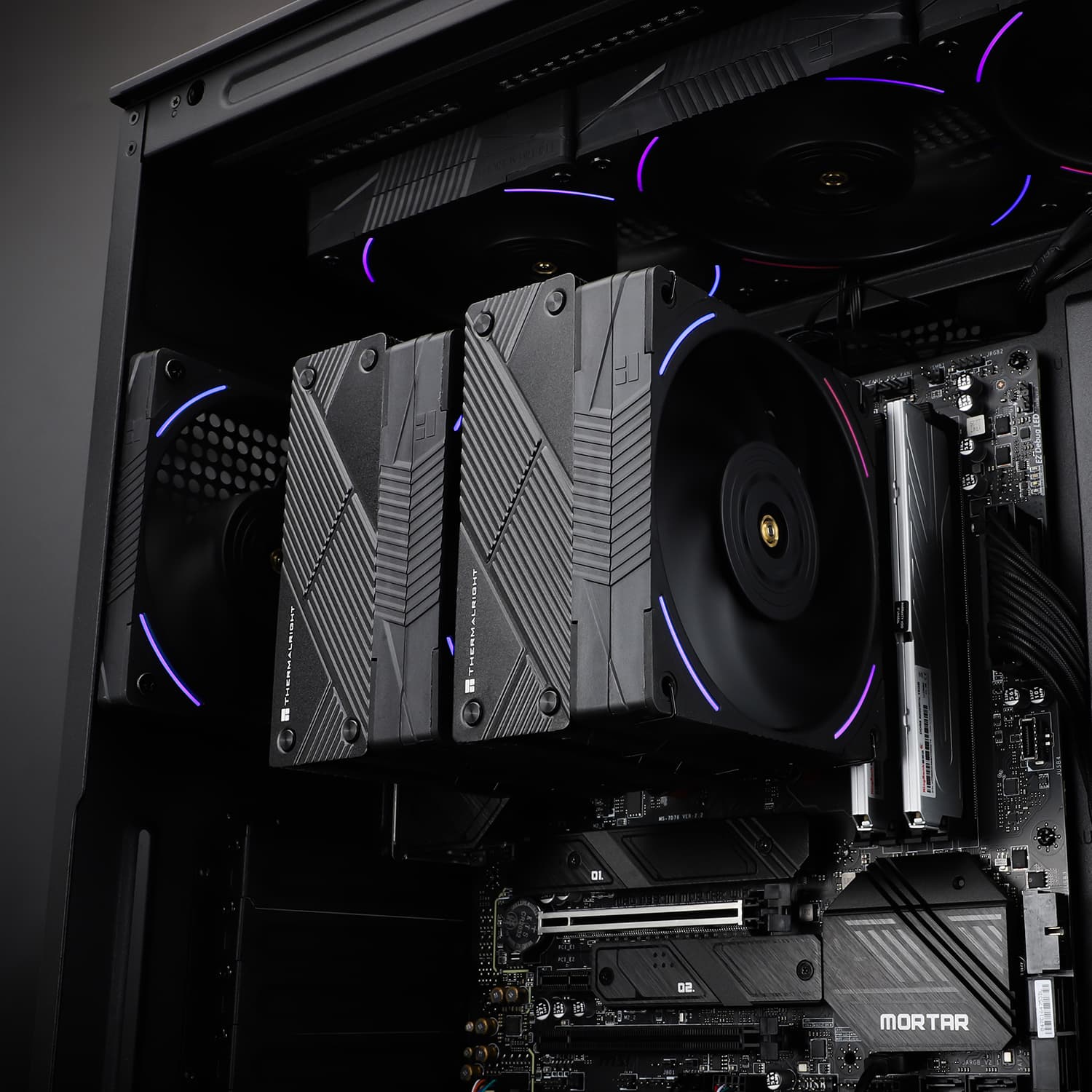 COOLER Thermalright "Phantom Spirit 120 EVO" skt. Intel si AMD, racire cu aer, vent. 120mm, 2150 rpm, 6 heatpipes, inaltime 157mm,"Phantom Spirit 120 EVO" — miniatură