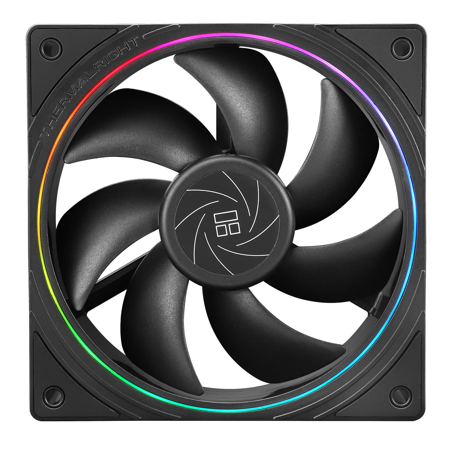 Ventilator Thermalright "TL-S12", 120mm, 1500 RPM, S-FDB Bearing, 47.6 CFM, LED ARGB, 4pin PWM, negru, "TL-S12"