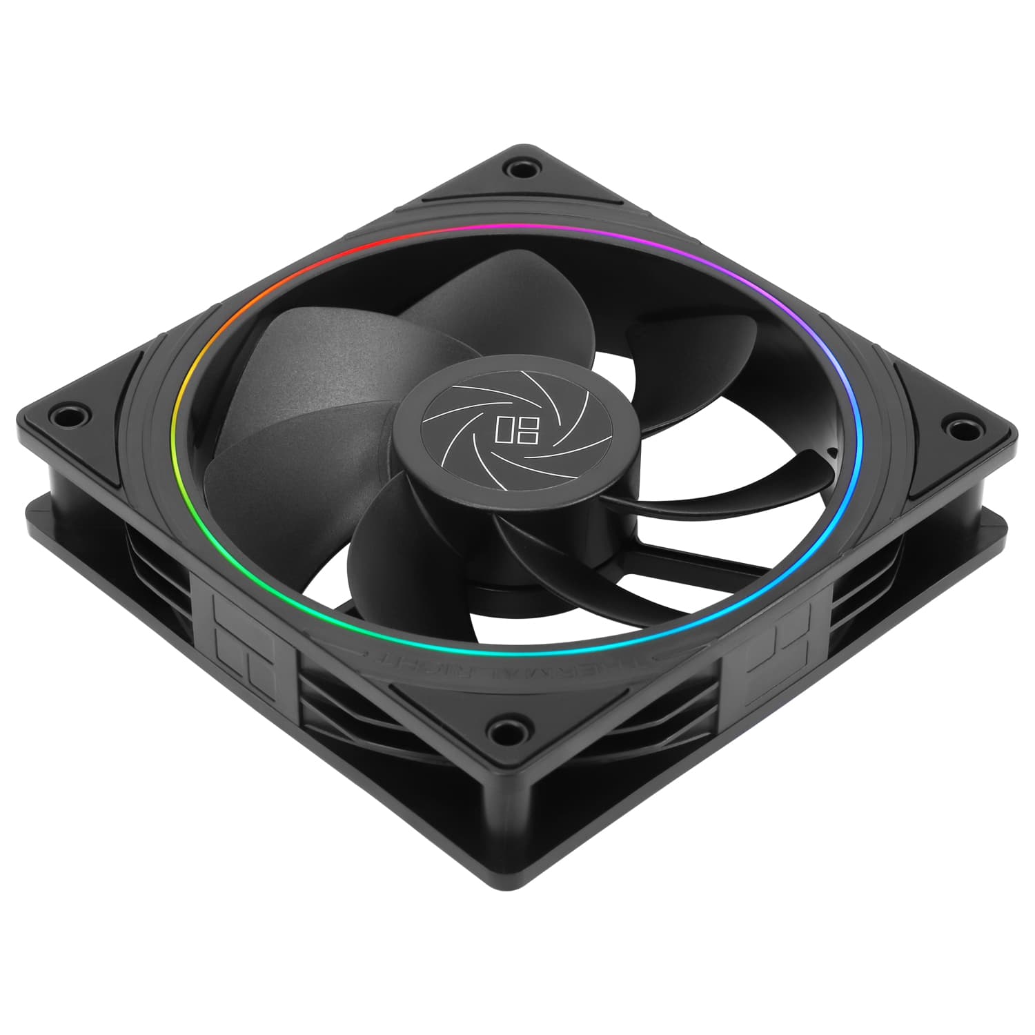 Ventilator Thermalright "TL-S12R", 120mm, 1500 RPM, S-FDB Bearing, 47.6 CFM, LED ARGB, 4pin PWM, negru, "TL-S12R"