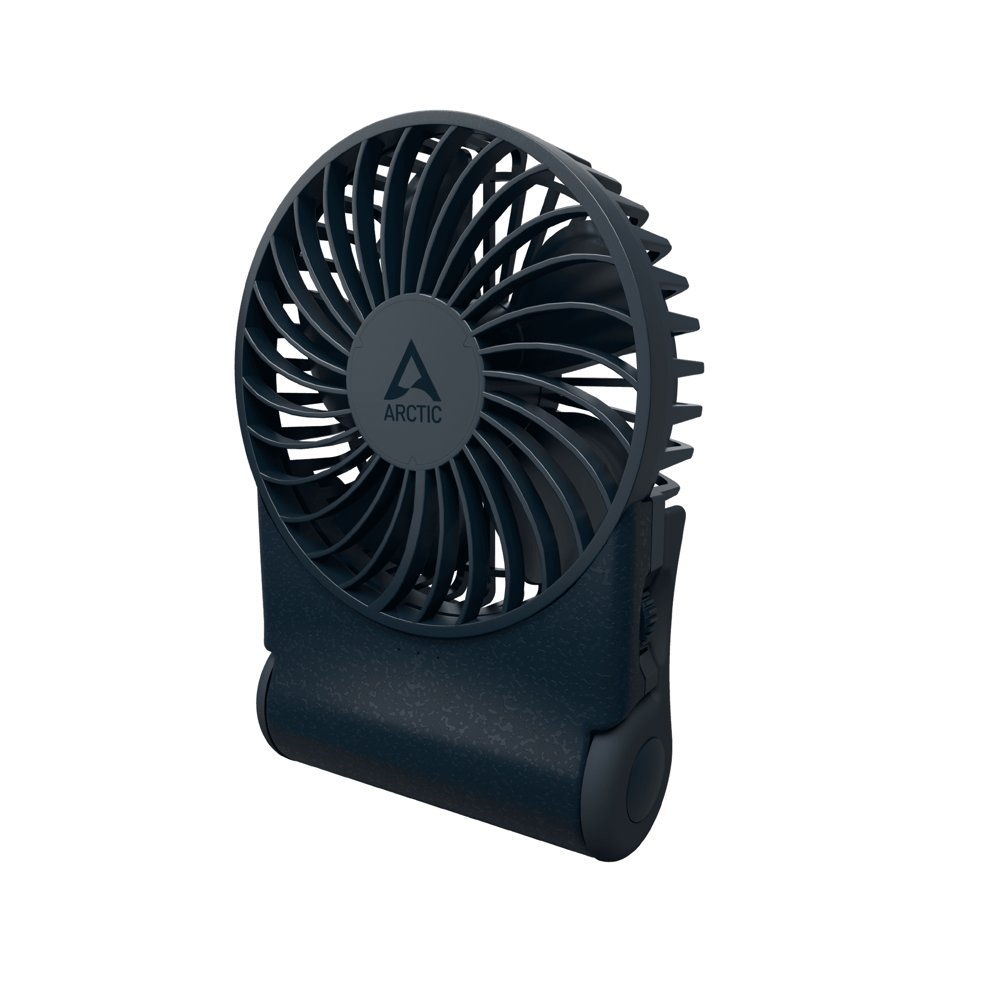 VENTILATOR birou ARCTIC "Summair 2Go" 91mm, 5W, 600-4000RPM, portabil, pliabil, alimentare USB, acumulator 5.000mAh, pana la 74 de ore, cablu USBA-C 1.2m inclus, albastru, "AEBRZ00028A" — miniatură