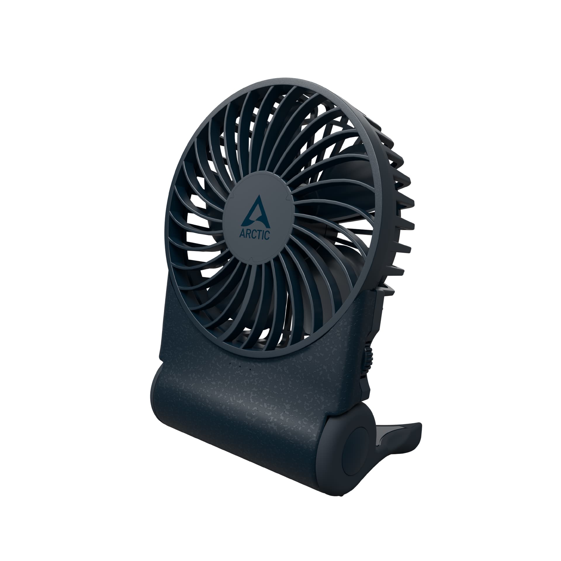 VENTILATOR birou ARCTIC "Summair 2Go" 91mm, 5W, 600-4000RPM, portabil, pliabil, alimentare USB, acumulator 5.000mAh, pana la 74 de ore, cablu USBA-C 1.2m inclus, albastru, "AEBRZ00028A" — miniatură
