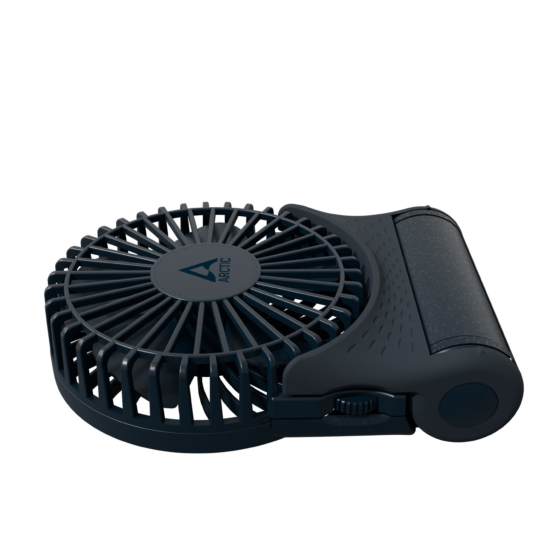 VENTILATOR birou ARCTIC "Summair 2Go" 91mm, 5W, 600-4000RPM, portabil, pliabil, alimentare USB, acumulator 5.000mAh, pana la 74 de ore, cablu USBA-C 1.2m inclus, albastru, "AEBRZ00028A" — miniatură