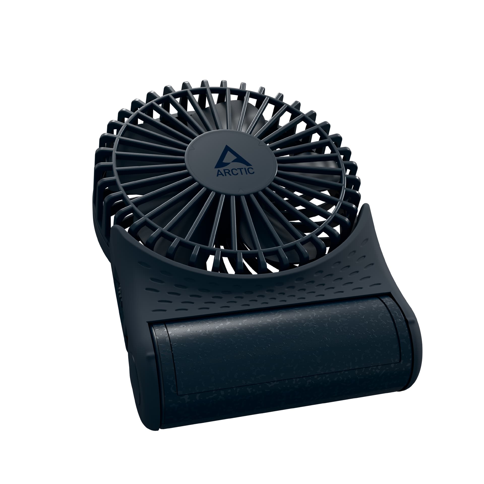 VENTILATOR birou ARCTIC "Summair 2Go" 91mm, 5W, 600-4000RPM, portabil, pliabil, alimentare USB, acumulator 5.000mAh, pana la 74 de ore, cablu USBA-C 1.2m inclus, albastru, "AEBRZ00028A" — miniatură