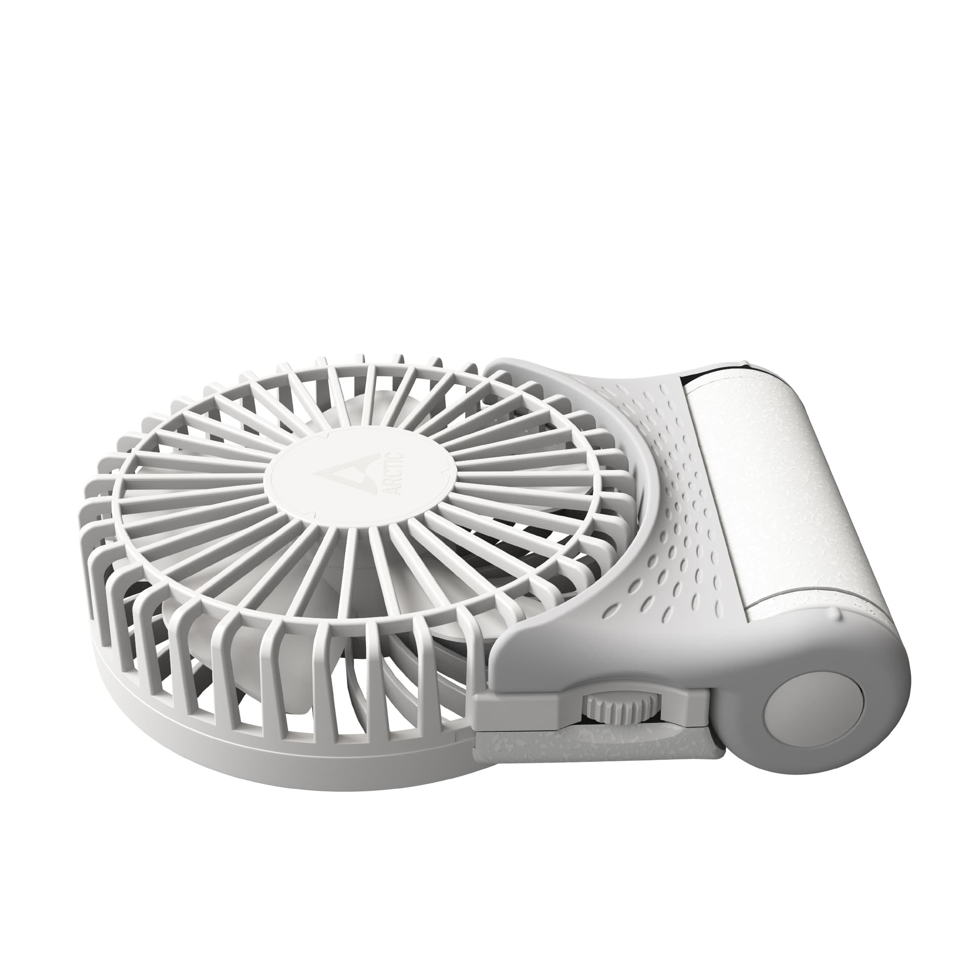 VENTILATOR birou ARCTIC "Summair 2Go" 91mm, 5W, 600-4000RPM, portabil, pliabil, alimentare USB, acumulator 5.000mAh, pana la 74 de ore, cablu USBA-C 1.2m inclus, alb, "AEBRZ00029A" — miniatură