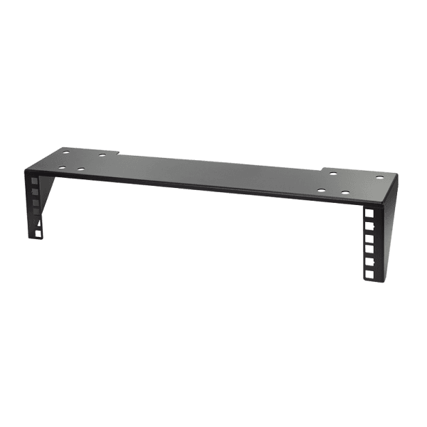 SUPORT 19" LOGILINK 2U, montare sub birou/ pe perete, otel SPCC, sarcina maxima 10 Kg, contine: 4xM6 set fixare, 4xM6 ancore perete, 4xM6 suruburi lemn, negru, "WB0012"