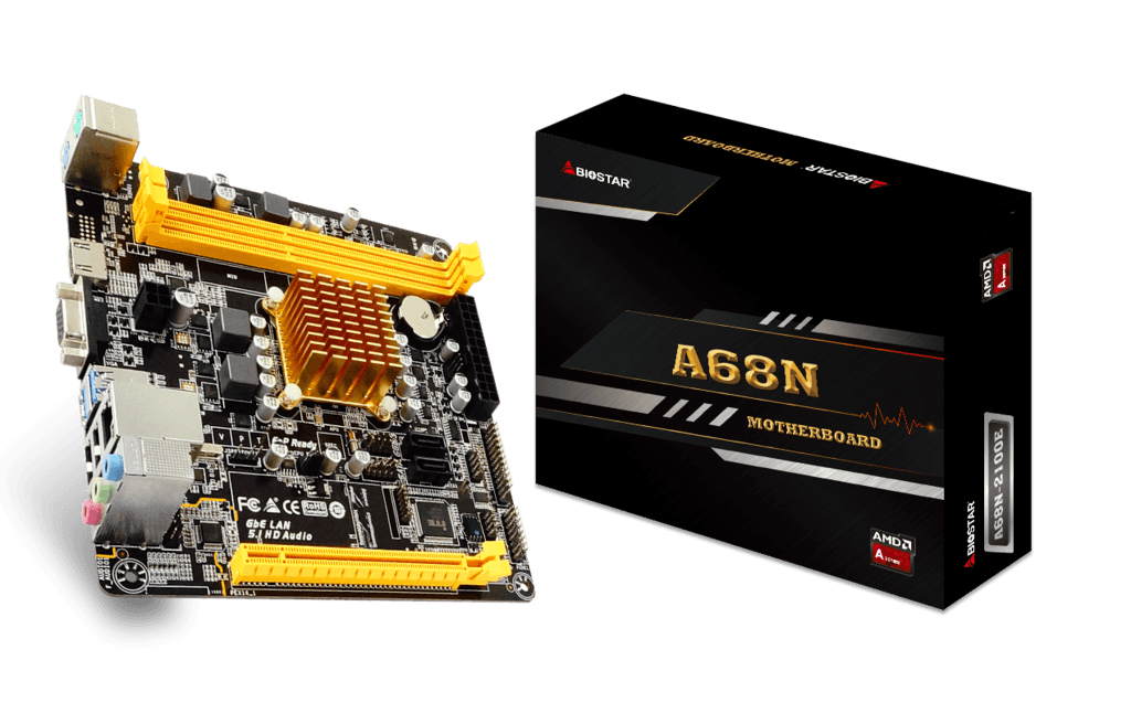 Placa de baza Biostar A68N-2100K, mainboard "A68N-2100E" — miniatură
