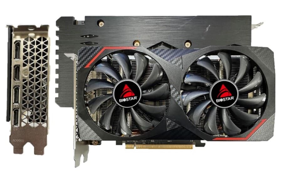 Placa video Biostar "AMD Radeon RX 6650 XT", 8GB GDDR6, 128 bit, PCI-E 4.0, 3 x DisplayPort 1.4a, 1 x HDMI 2.1, racire activa 2 x fan, "VA6656TM81" — miniatură