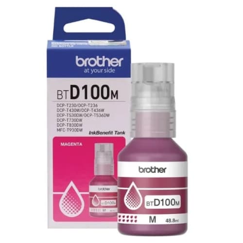 Cartus Cerneala Original Brother Magenta, BT-D100M, pentru DCP-T430W|T530DW|T730DW|MFC-T930DW, 5K, incl.TV 0.8 RON, "BT-D100M"