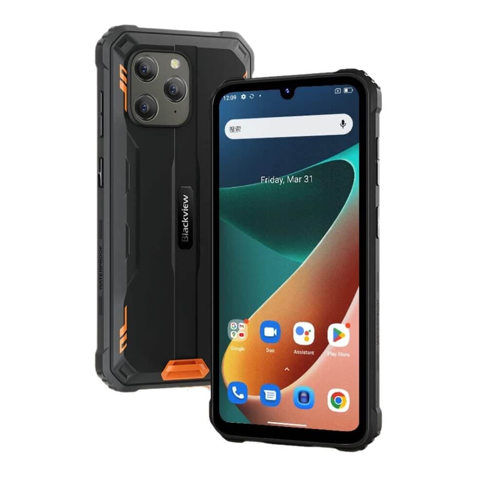 Blackview Rugged BV5300 PRO, 6.10 HD+IPS 720x1560, 4GB/64GB, MT6765 Octa-core 2.3GHz, Front 8MP/Rear 13MP, NFC, LTE, 6580mAh, Android 14, Orange "BV5300PRO_OR"